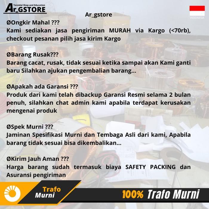 Trafo toroid donat 5 KVA Murni Spek Class H