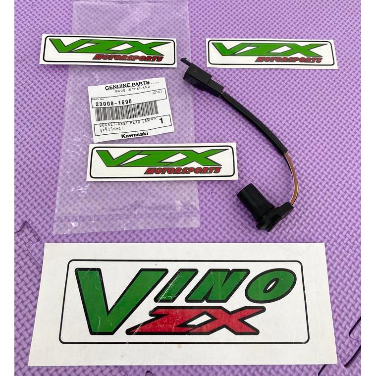 SOCKET ASSY SOKET KABEL LAMPU SENJA NINJA RR OLD 150 KRR ORI KAWASAKI