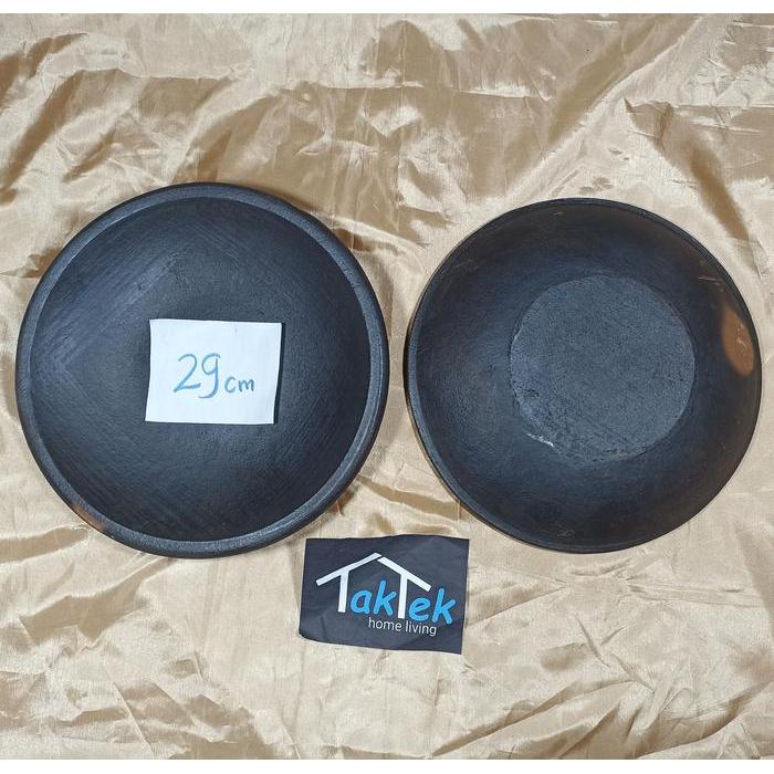 COBEK TANAH LIAT BESAR HITAM MERAH COWEK WADAH MUNTU COEK LAYAH LEMPER SAMBAL SAMBEL LALAPAN