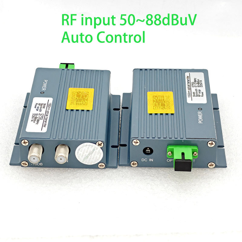 SPECIAL FTTH CATV 1550nm Optical Transmitter 10mW Output, AGC Auto Control 47-1218MHz RF Input, Mini