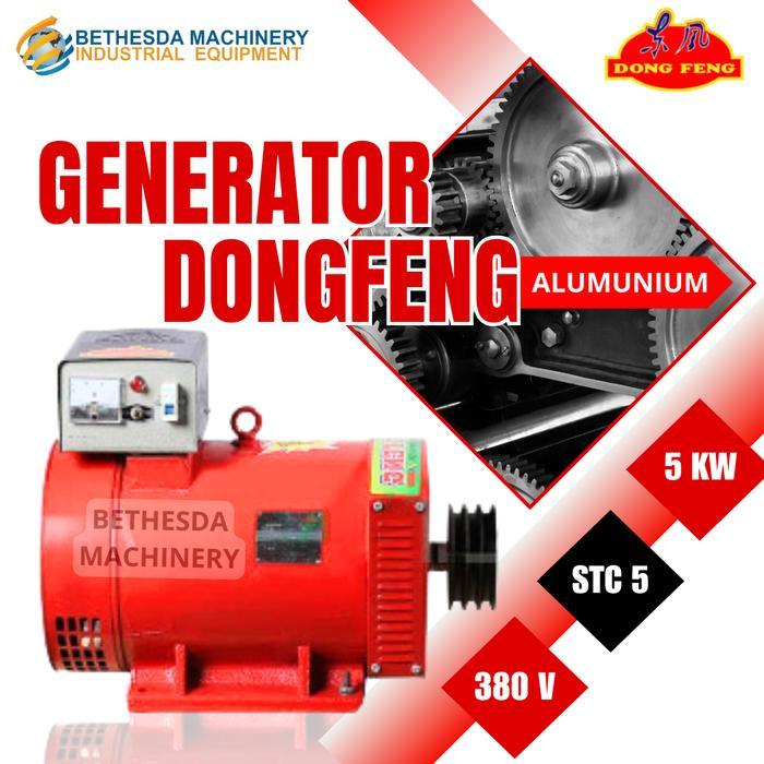 Mesin Dongfeng Generator / Alternator Listrik 3 Phase 5000 Watt