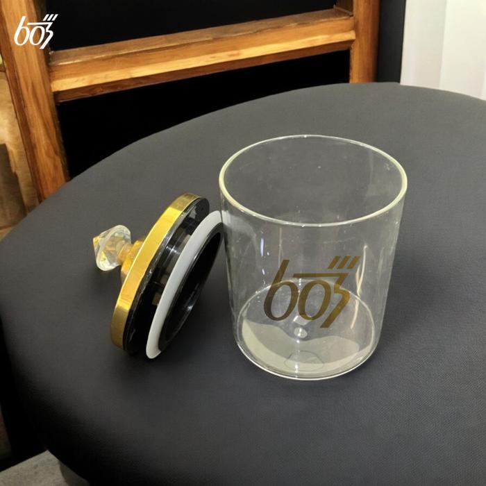 Jar Love Kedap Udara / Toples Multifungsi / Toples Kaca Jar Love Set / Snack Jar- Botol Kaca Hati