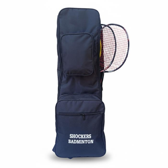 Tas Ransel Raket/Batminton Shockers Muat Untuk 4 Pcs Raket Pria Wanita Uniseks Pasti Ori