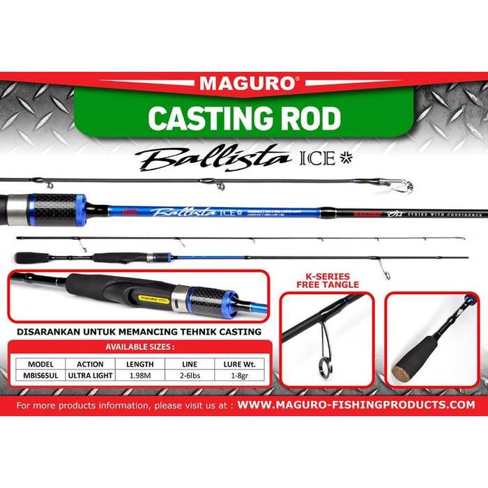 Rod SPINNING MAGURO BALLISTA ICE