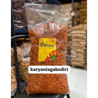 Makaroni Spiral Pedas Nikmat 4kg Snack kiloan Grosir