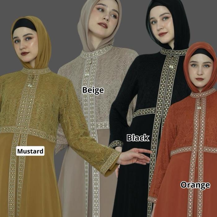 A1346 New Arrival ABAYA HIKMAT ORIGINAL