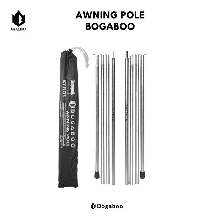 Eiger Sport Hike - Awning Pole / Tiang Flysheet Double Pole Bogaboo Bahan Steel Galvanis Zavin &