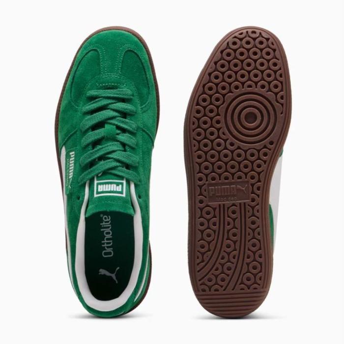 SEPATU KASUAL UNISEX PUMA PALERMO WARNA ARCHIVE GREEN-PUMA WHITE - 396463 63