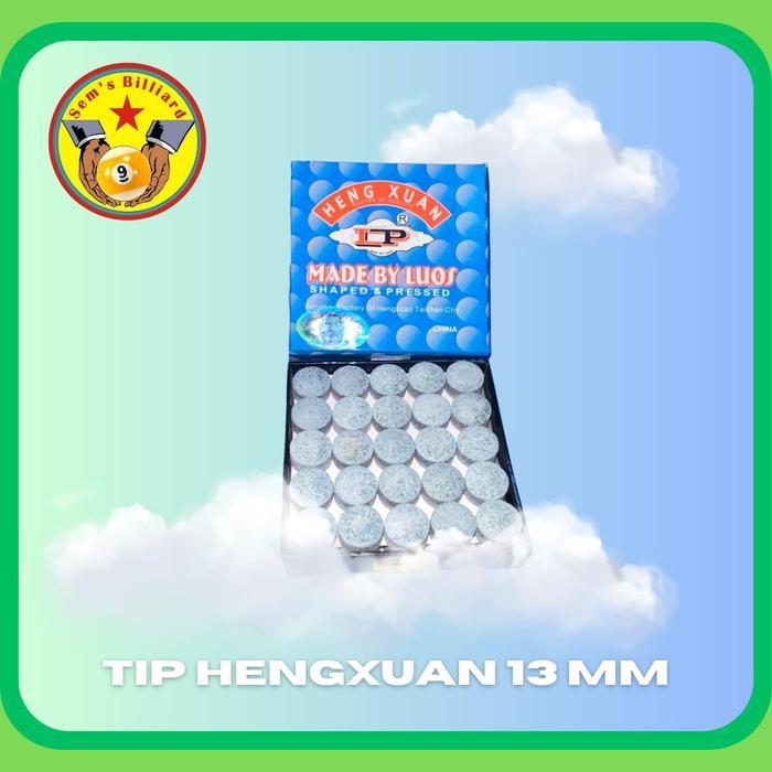 ORIGINAL Tip Stick Billiard Pack Hengxuan - Tip Stick Billiard - Stick Billiard READY STOCK