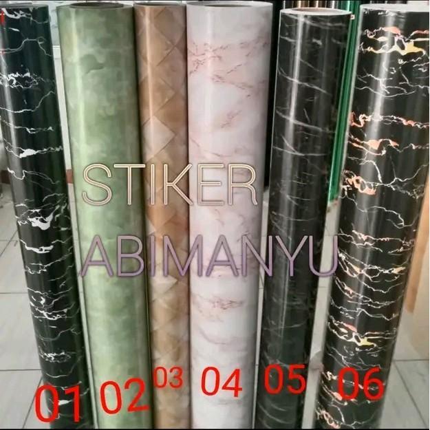 STIKER MOTIF MARMER / STIKER DINDING MEJA / STIKER DAPUR / STIKER ANTI PANAS ANTI AIR Jamur sticker