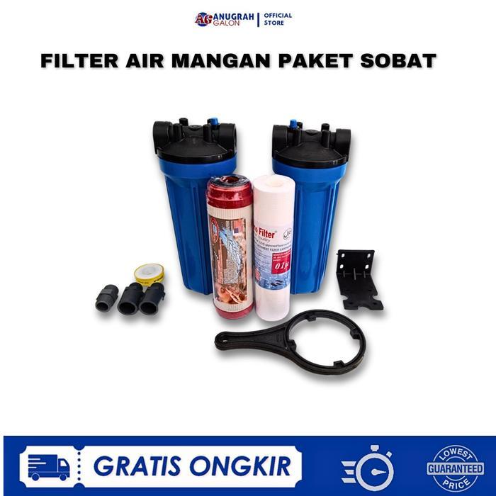 Filter Air Mengandung Zat Mangan Atau Zat Besi Paket Sobat/ Saringan Penjernih/ Water Treatment