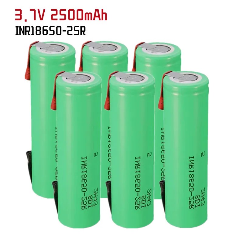 1-20PCS 25R 2500mAh 18650 Lithium Rechargeable Battery INR18650 25 R M 3.7V High Discharge 20A Power