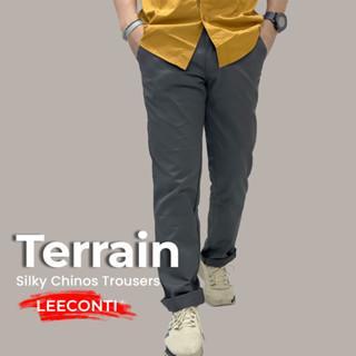 Lee Conti Celana Panjang Pria Chinos Silky Stretch Terrain
