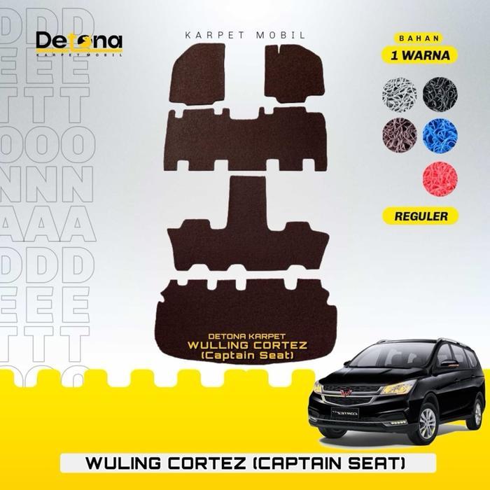 Karpet Mobil Mie Wuling Cortez Captain Seat / Karpet Mie Mobil Wuling Cortez Captain Seat