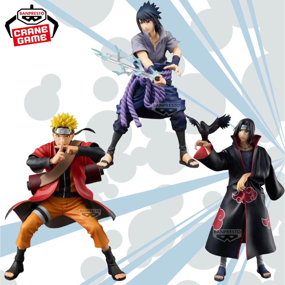 Officially Licensed BANPRESTO Grandista Special Edition Naruto Uzumaki Uchiha Sasuke Uchiha Itachi