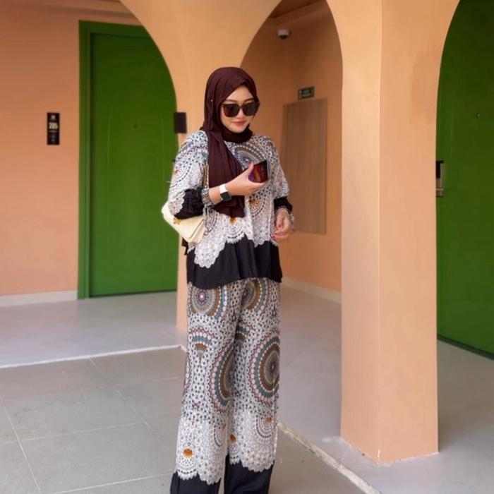 Lifia - Nagita Setelan Wanita Busui Rayon Adem