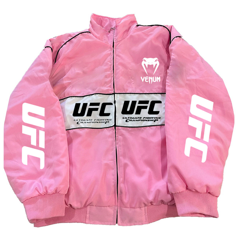 Ufc Outdoor Windproof Warm Standing Collar Jacket Men'S Winter Fleece Jacket Sports Running Top