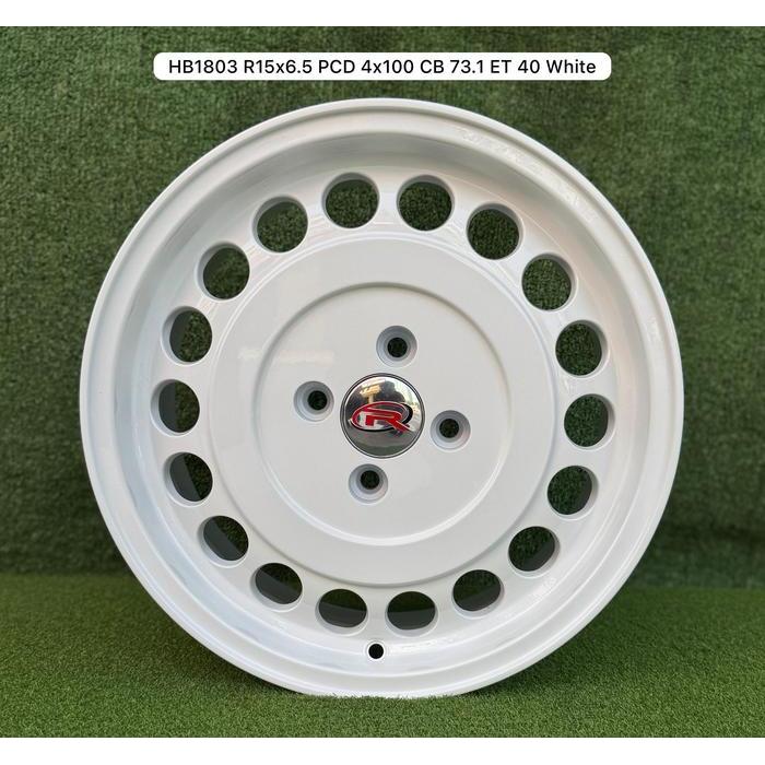BestSeller Velg R15 15x6.5 PCD 4x100 HB1803 model Kaleng Rot1form STL Brio Jazz Calya Sigra Alya