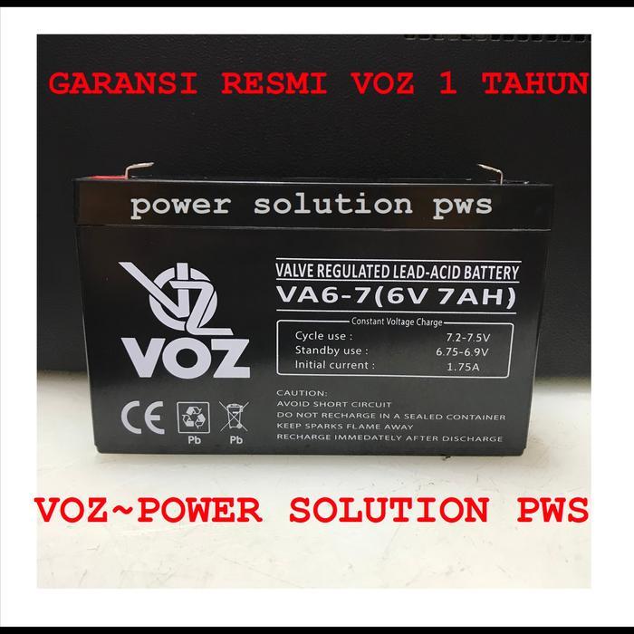 Baterai 6V 7Ah, Baterau 6V7Ah, Aki Kering 6V7Ah,Battery Vrla Voz 6V7Ah