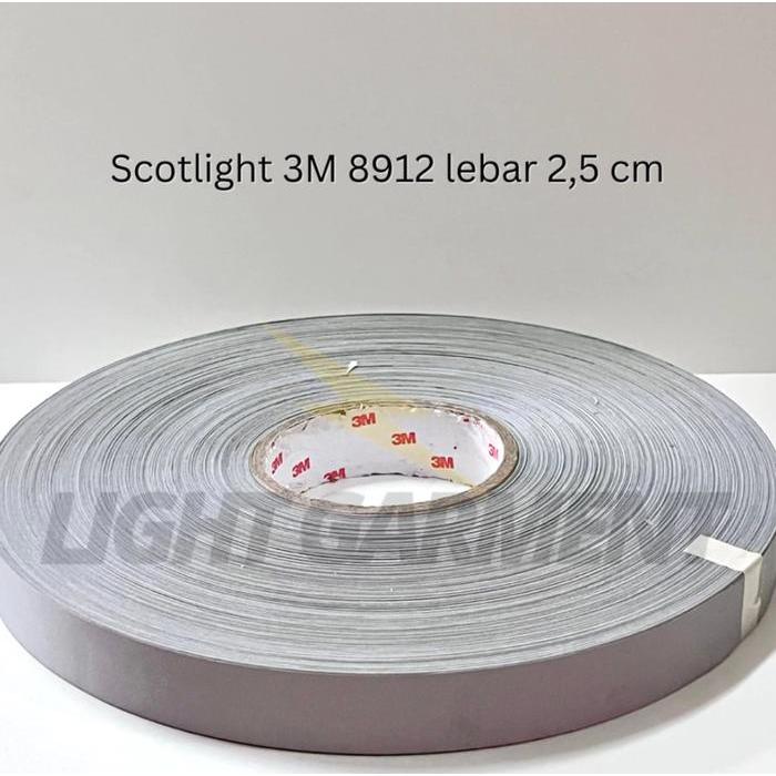 Pita Scotchlite Skotlet Reflektor 3M 2,5 cm tipe 8912 per 1 Meter / Scotlight 3M Original Reflective