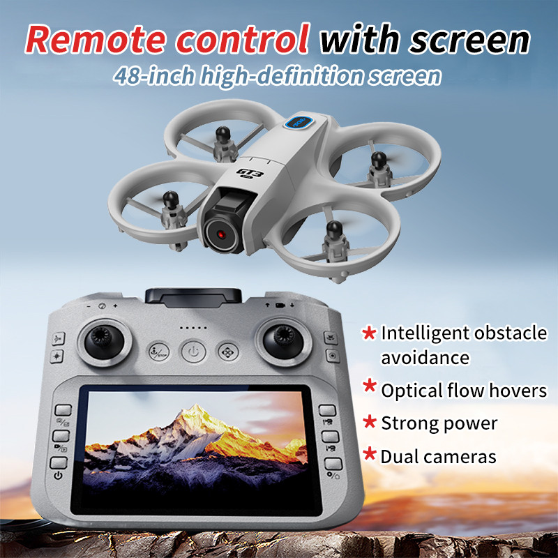 HD Aerial Photography Remote Control Aircraft HD Dual Camera Quadcopter Toys UAV 8K WIFI GPS