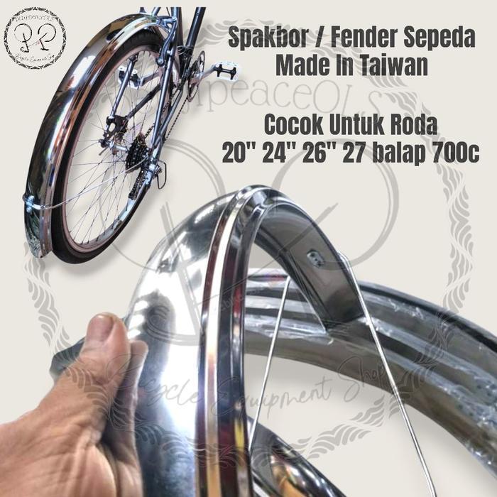 Kitaco - spakbor sepeda fender 700c 27 balap fender 26" fender 20 inchi spakbor 24 spakbor 20