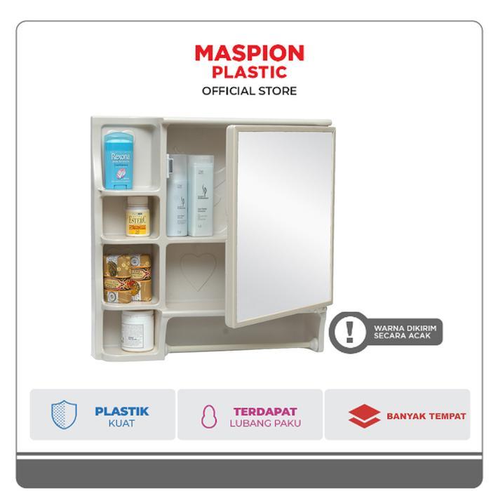 Maspion Wall Cabinet / Rak Kaca Kamar Mandi Mc 21