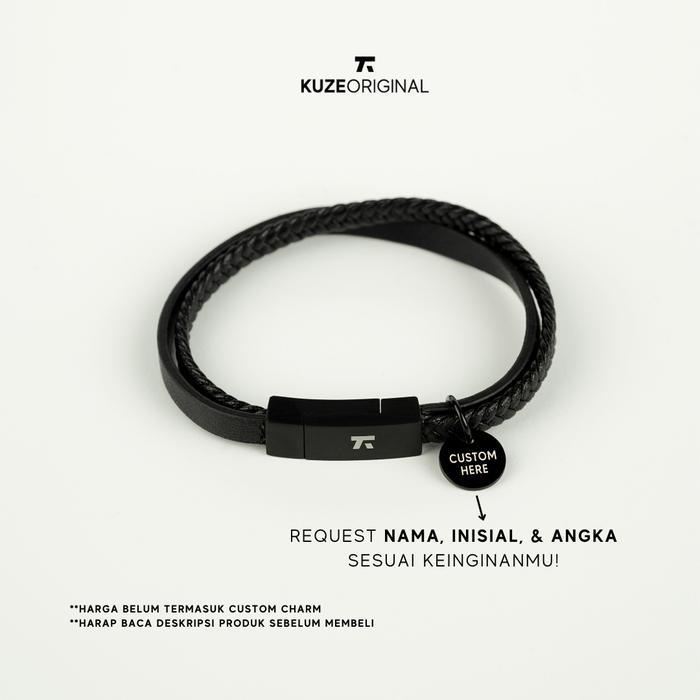 Kuze Original Gelang Kulit Asli Simple Minimalis - Darlington Bracelet