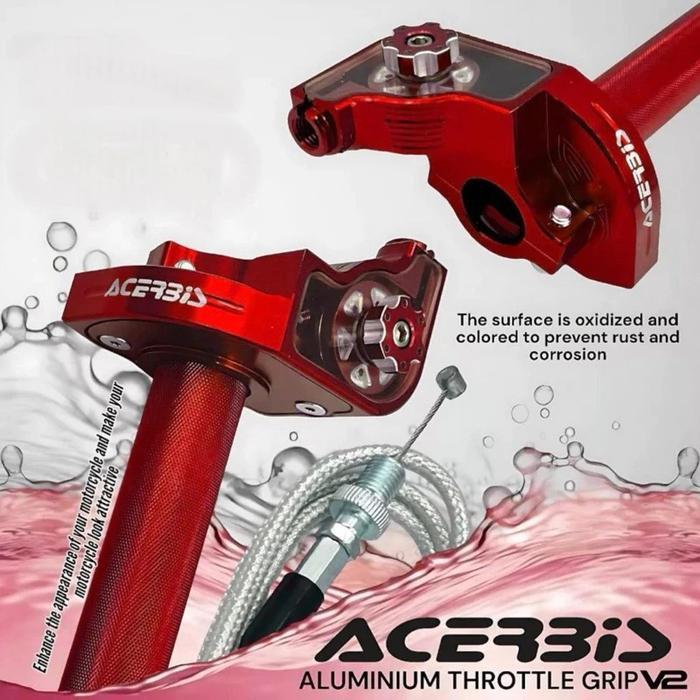 Gas Spontan Acerbis Gas Spontan Acerbis V2 Full Cnc Plus 1 Kabel Universal