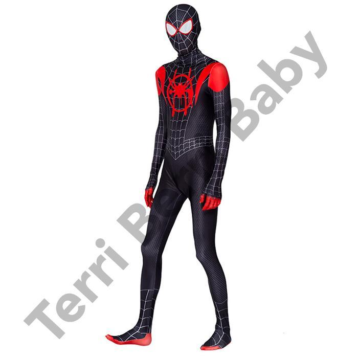 CUSTOM SPIDERMAN COSTUME SPIDER MAN KOSTUM SPIDERMEN MILES MORALES