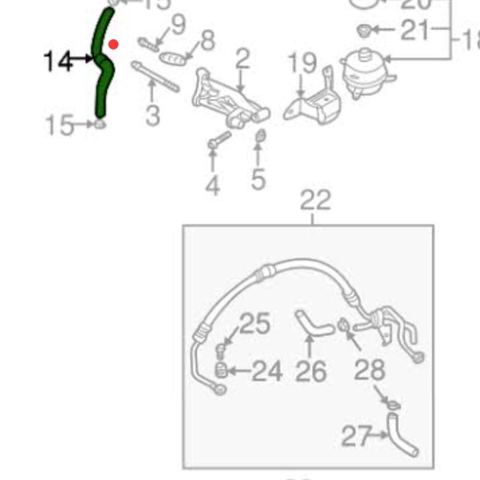 Selang Power Steering Kia Rio Rs Kia Rio Sf 2004