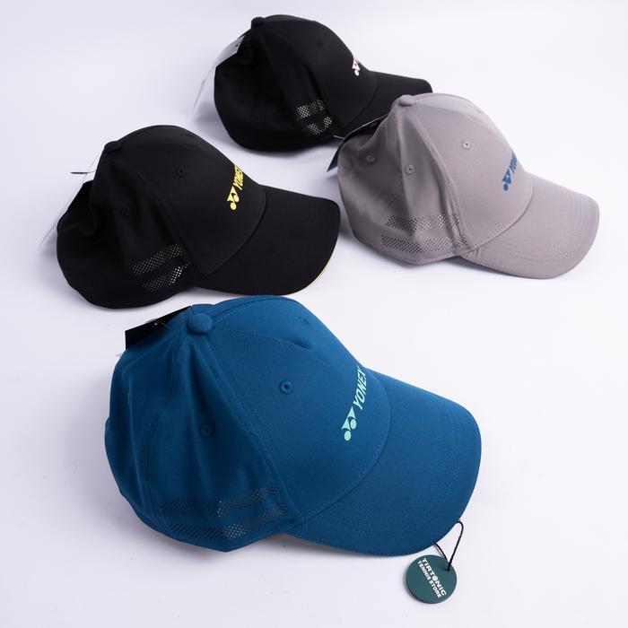 Topi Tenis Yonex Stretch Woven Fabric Club Tennis Cap Bnwt Original Promo