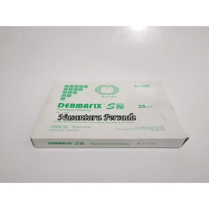 DERMAFIX S IV ONEMED PLESTER INFUS TRANSPARAN DRESSING 6X7 CM ONE MED
