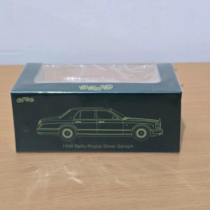 GFCC 1998 ROLLS ROYCE SILVER SERAPH GRAY DIECAST KOLEKSI MOBIL MAINAN MINI SCALE 1/64 HOTWHEELS