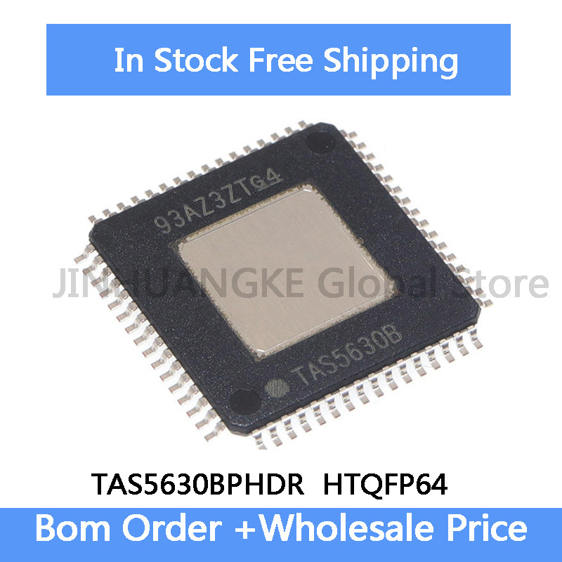(1Piece) New Original TAS5630BPAHDR TAS5630B HTQFP64 Audio Power Amplifier IC Chip In Stock