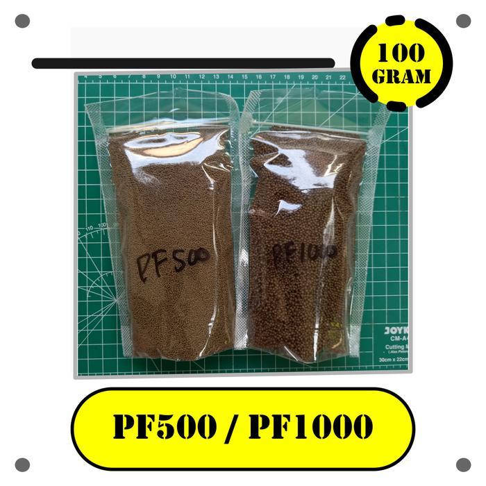 Pelet PF500 PF1000 - 100gr Pakan Ikan Hias Kecil Mengapung Micro Pelet
