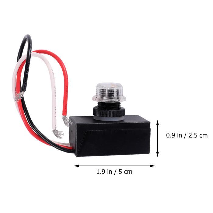 2 Pcs Light Sensor Photocell Control Outdoor Switch Hard Wired Lights