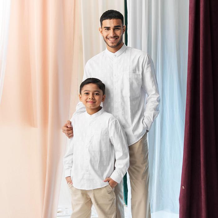 CASELLA BAJU KOKO ANAK LAKI LAKI LENGAN PANJANG KOKO COUPLE AYAH-ANAK NIZAR EDITION