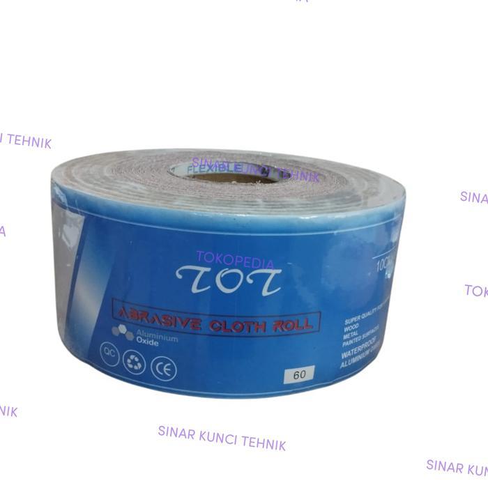 Amplas Roll Meteran Kasar Sedang Halus 60.80.100.120.150.180.240.400 / Amplas Rol Grid 400 / Amplas