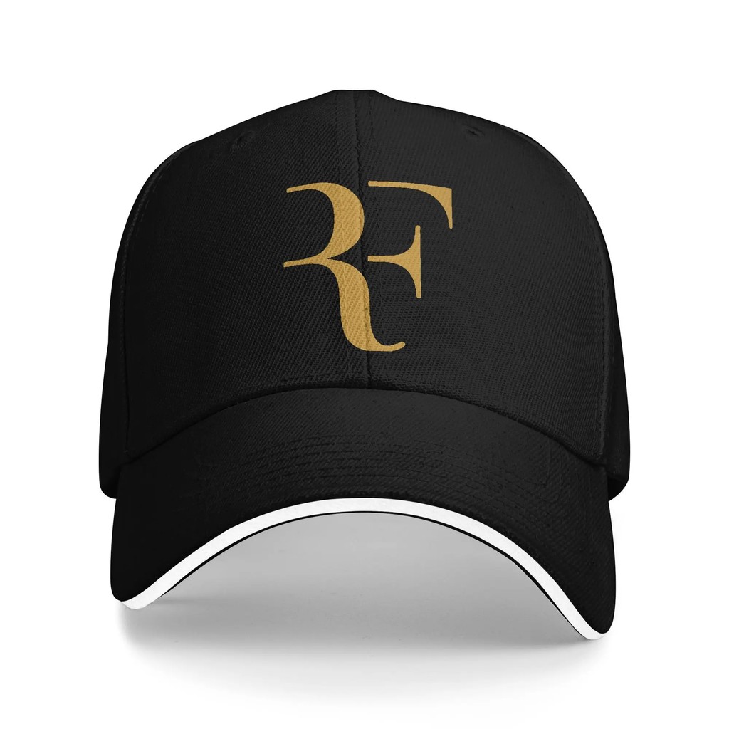 RF Roger Federer Trucker Hat Spring Golf Cap Unisex 2024 Baseball Cap Casual Outdoor Sunshade
