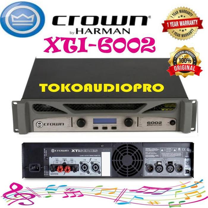Crown Xti6002 Power Amplifier Crown Xti-6002 Co