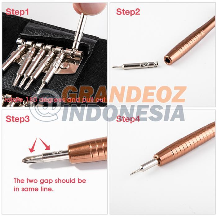 "New" Obeng set 25 in 1 kit Reparasi Torx Set 25in1 Smartphone Xbox T2 T5 T6 P PS Bongkar Stick Xbox