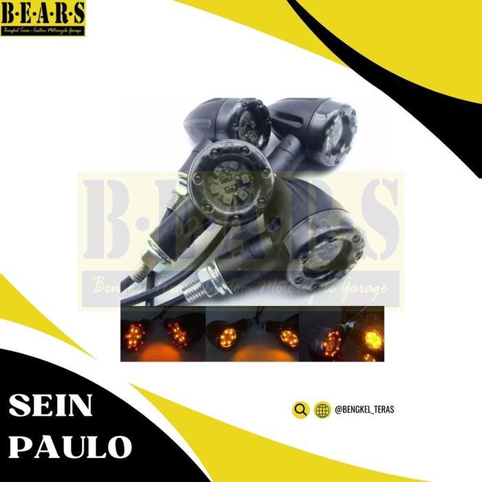 Lampu Sein Bisa Sekaligus Lampu Rem Motor Custom Scrambler Universal