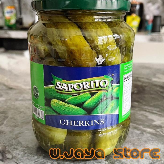 Saporito Gherkins 670g Halal