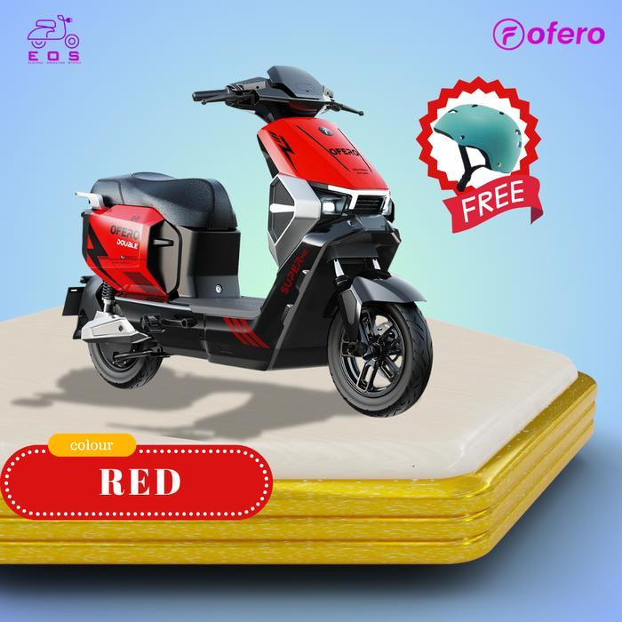 SEPEDA LISTRIK OFERO STAREER 3 LIT - RED, 1 Baterai
