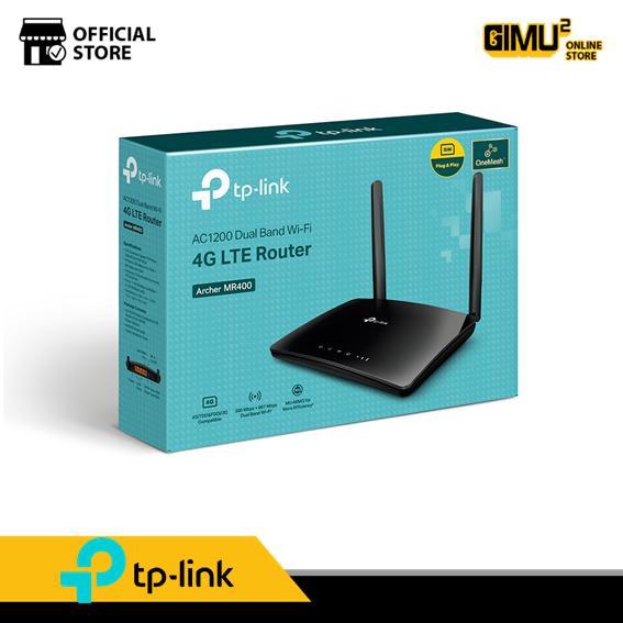 TP-LINK ARCHER MR400 AC1200 WIRELESS DUAL BAND 4G LTE ROUTER