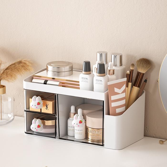 Kotak Penyimpanan Laci Mini / Tempat Alat Tulis / Alat Sekolah