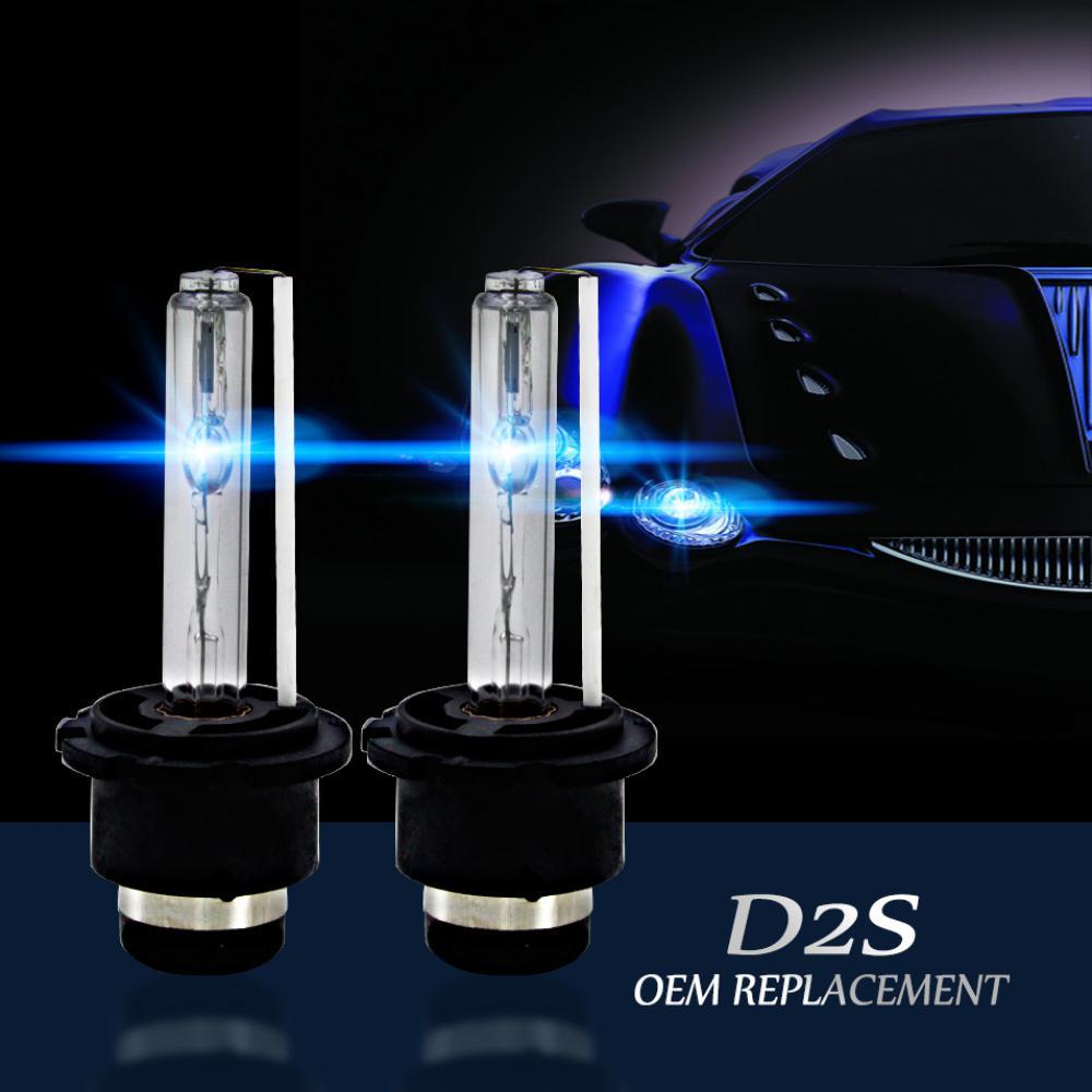 2x Xenon Bulb D2S D2R D4S D4R Headlamp Car Headlight Bulb Kit Auto Lamp 3000K 4300K 5000K 6000K
