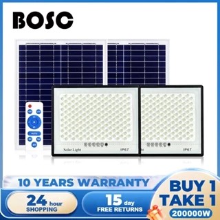 Lampu sorot tenaga matahari 2500 watt dengan panel surya lipat portabel untuk camping dan petualanga