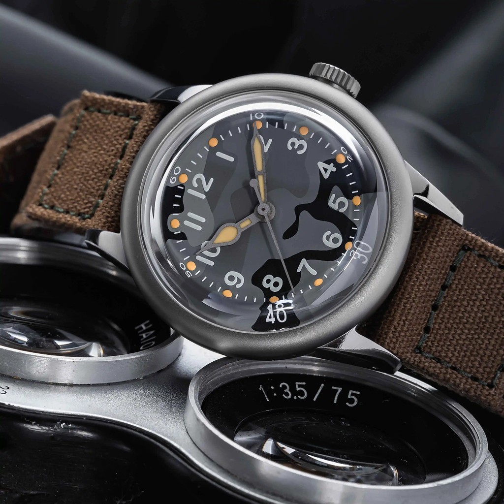 [SHY034] THORN Watch retro World War II military watch Titanium A11 military watch style popular